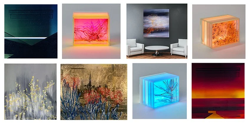 Studio Collection 2026 | Original Oil on Aluminium Paintings & Contemporary Glass Sculptures at Special Collector Prices

