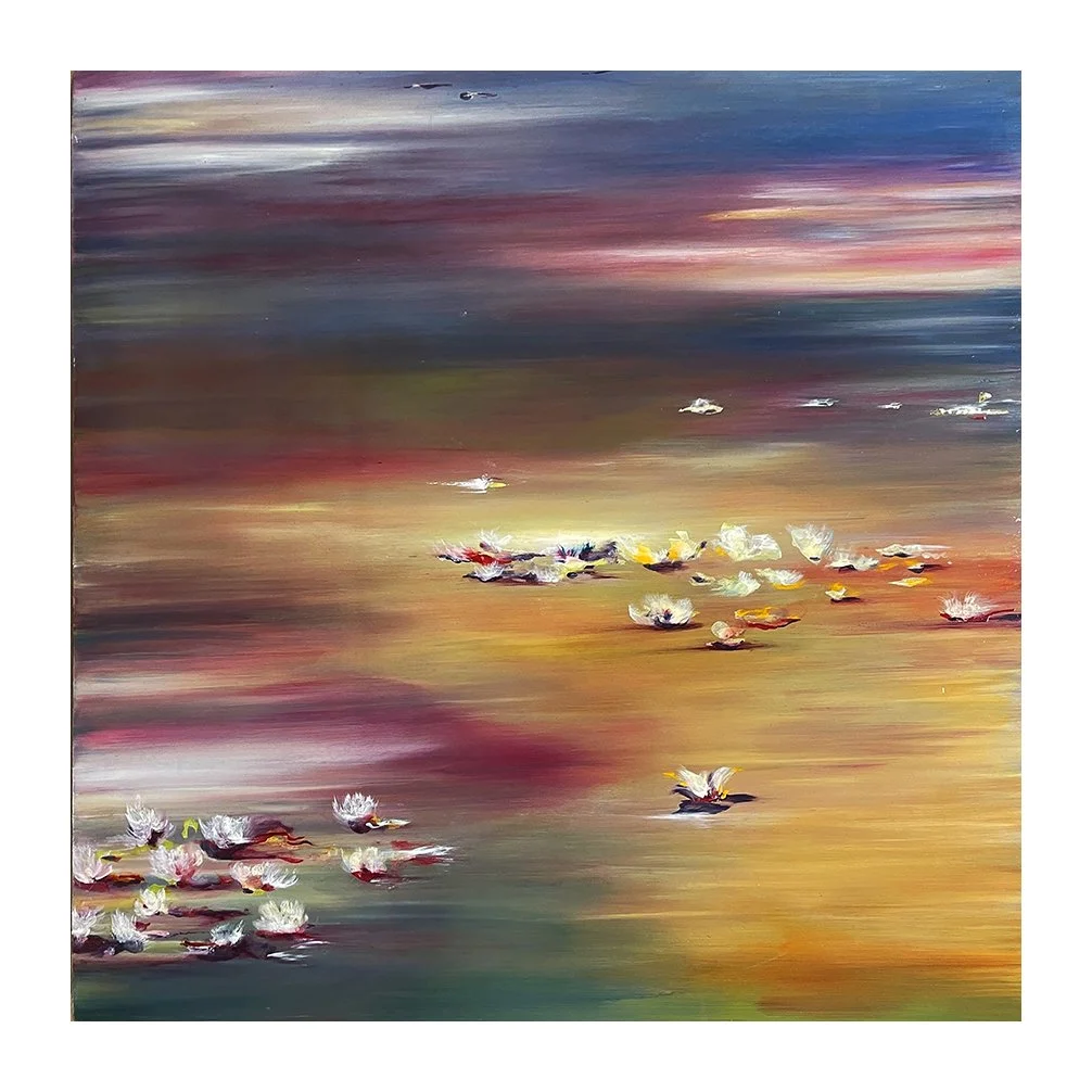 Chromatic Drift #22 
Oil on aluminium 
100 x 100 cm 
2026