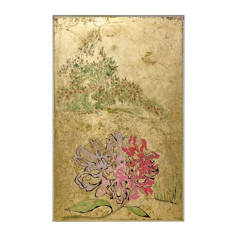 Helen Brough_Dahlia Gold_hinterglasmalerei gold leaf paint 60x40cm.2025.jpg