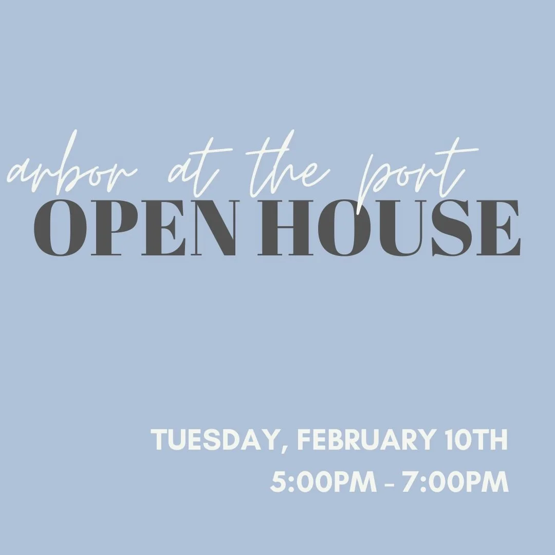 it&rsquo;s that time again! join us at Arbor at the Port✨
tuesday, february 10th | 5:00&ndash;7:00 PM