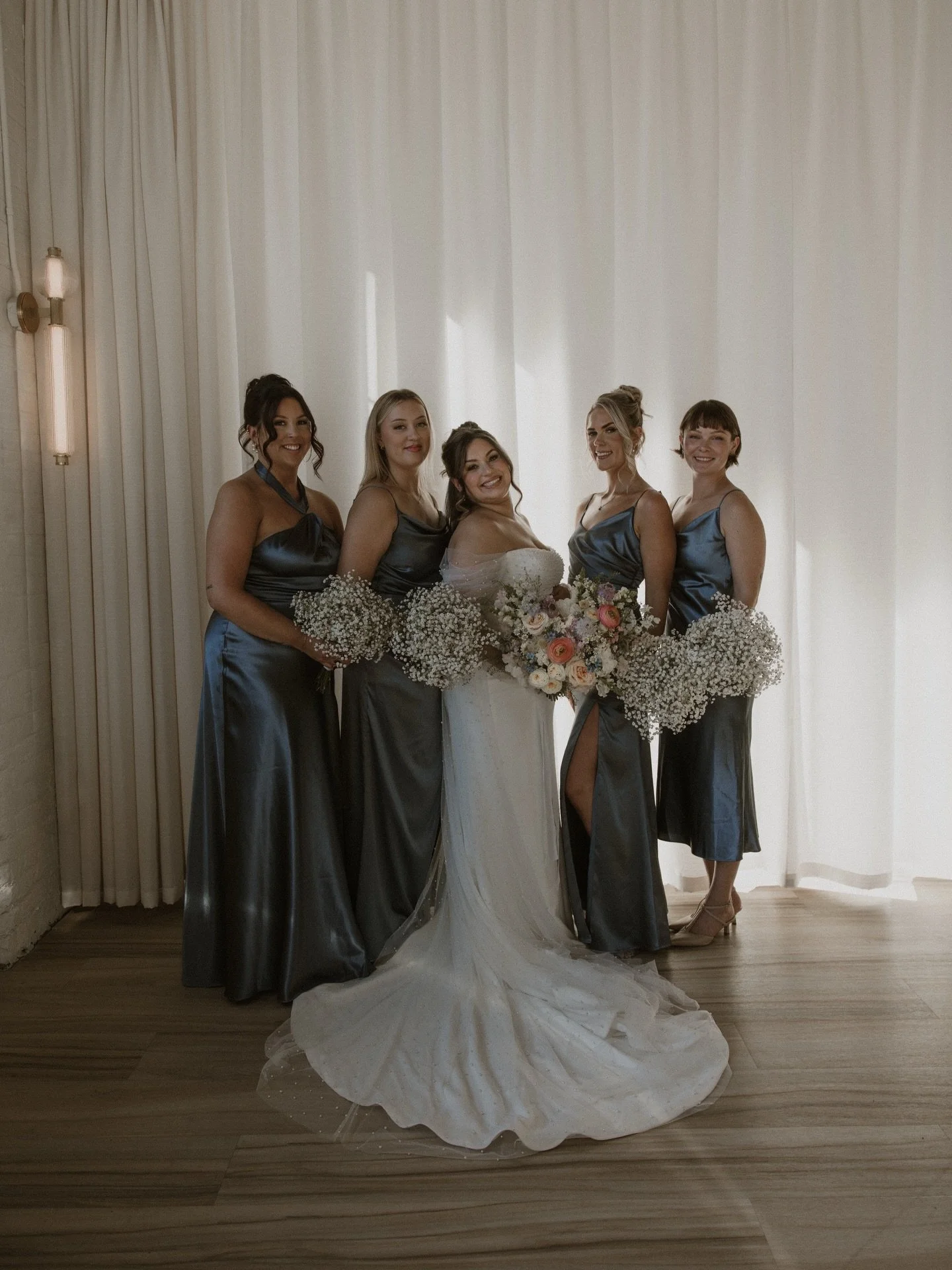 surrounded by her favorite🩵