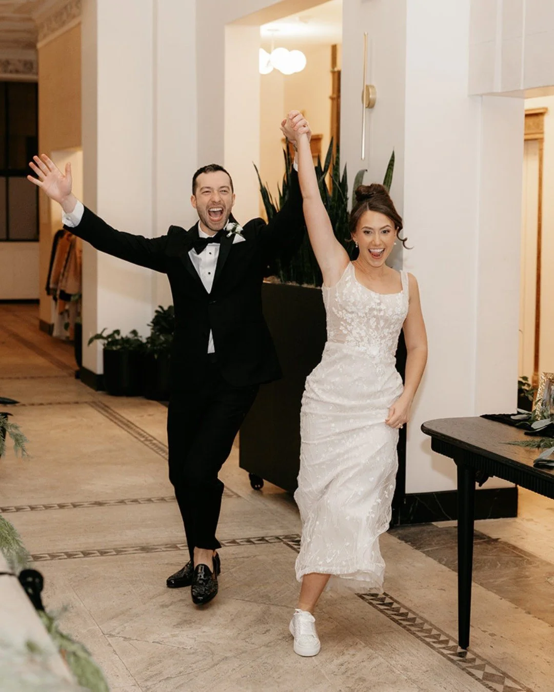 the party officially starts now🪩✨

venue: @arborvenues @arbormidtown
photographer: @tpi_photography
content creator: @behindyourweddingday
florist: @agathico
hair &amp; makeup: @domdoesmyhair_ @styledbyrachael__ + @brittanyann_aesthetics 
dj: @encor
