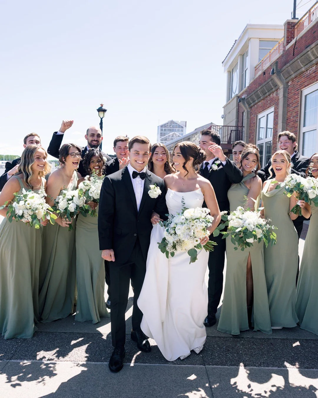 the crew✨

venue: @arborvenues @arborattheport 
photographer: @tpi_photography
videographer: @barnumfilms
florist: @wildflowerbysimplyevents_
hair &amp; makeup: Alexa Tonas + @beautybybridget.v
dj: @encoreevents