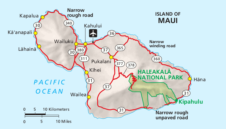 haleakala-maui-map Best Hikes Reant Backpacks Gear.gif