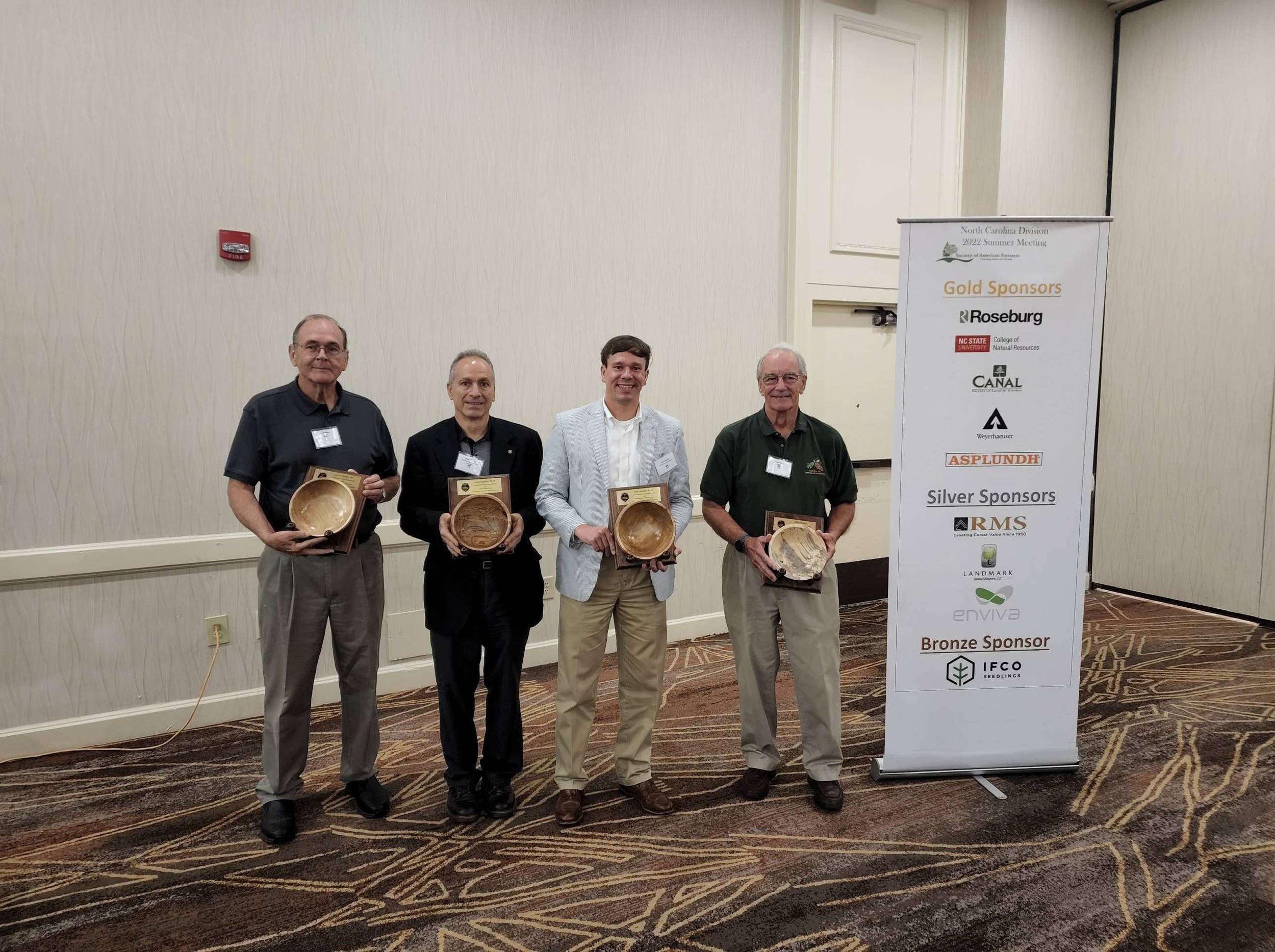 2022 Award Recipients at the NC Summer Meeting in Winston-Salem