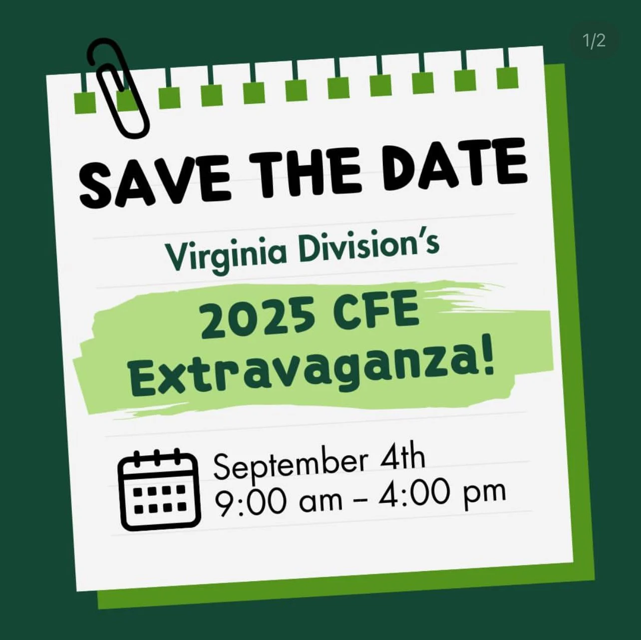 2025 Virginia SAF Division’s CFE Extravaganza