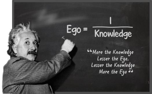 Don't be a D ___! Check your Ego and Humanity at the Door.