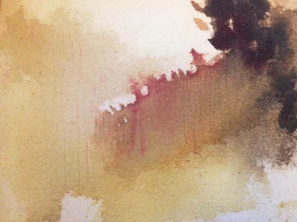 Untitled (2006-7). Ink & oil on canvas.