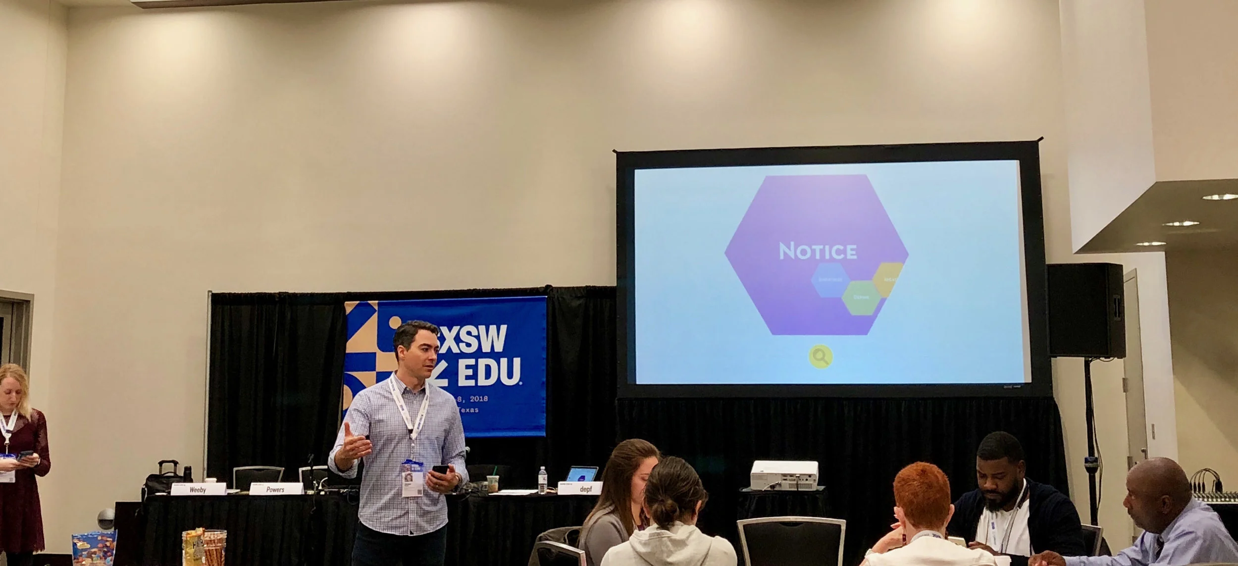 Bellwether’s Jason Weeby presenting on introducing some human-centered design principles into policy design at SXSWEDU
