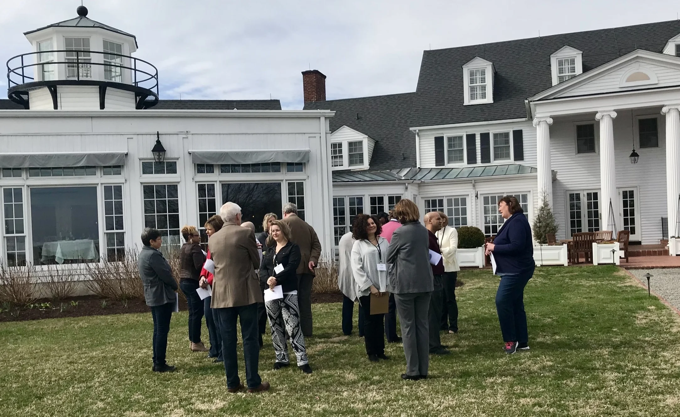Coherence Lab Fellows completing a Paseo: Circles of Identity activity.