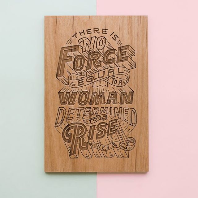 Hey it&rsquo;s #internationalwomensday! So, I thought it&rsquo;d be fun to share my collaboration with&nbsp;@cardtorial and do a 🎉 GIVEAWAY! I was asked to create a design for their International Women's Day collection. This laser engraved design is