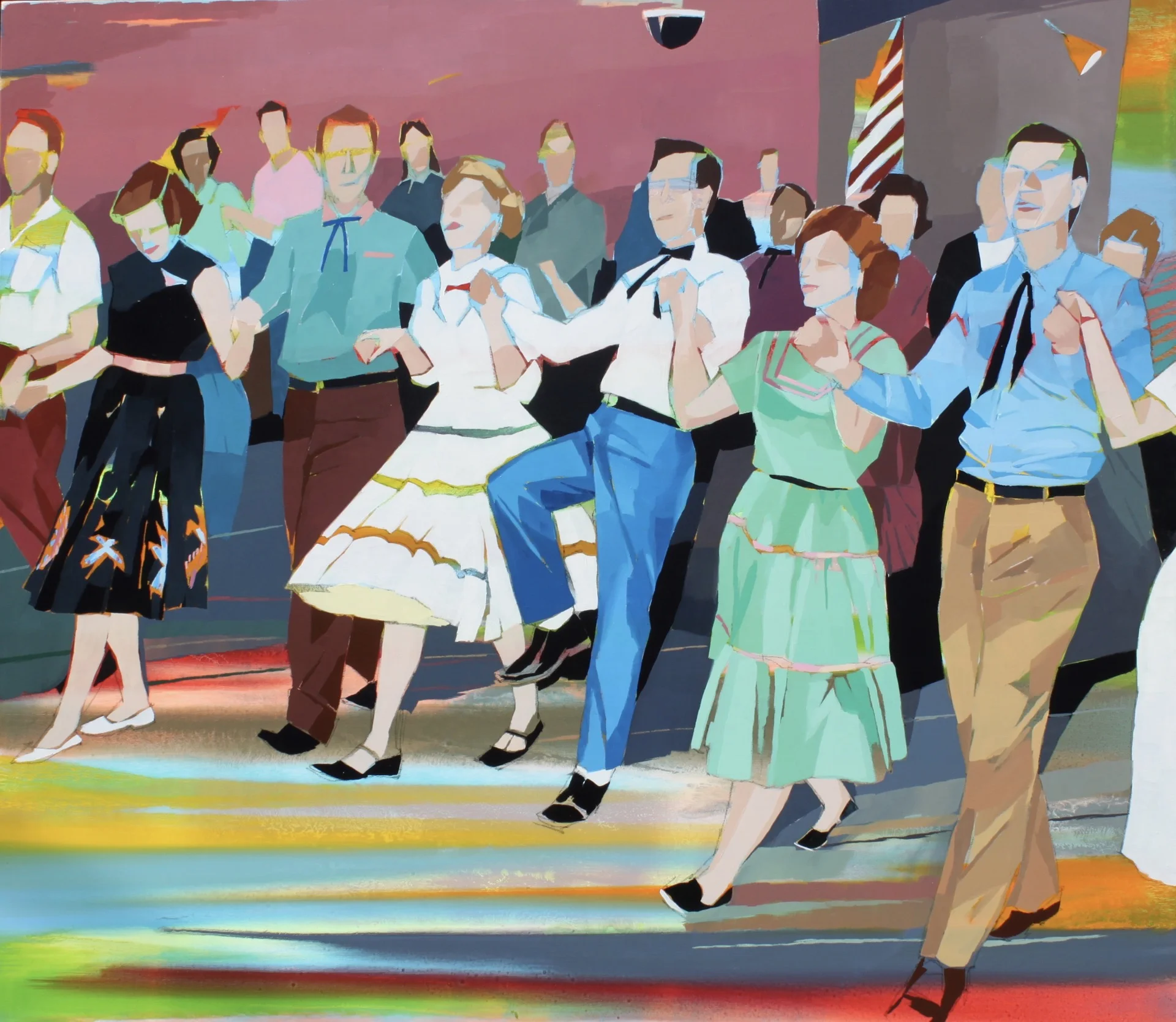 Rose Gold Square Dance