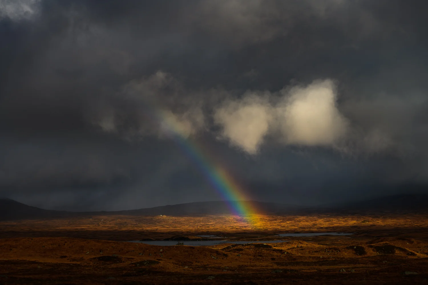 Rainbow over Rannoch Moor