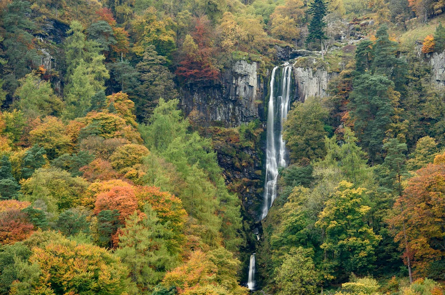 Pistyll Rhaeadr Waterfall