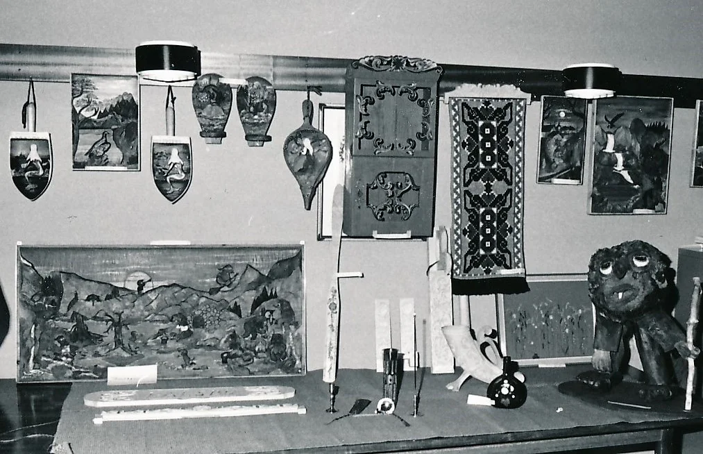 Fra kunstutstillinga 1975