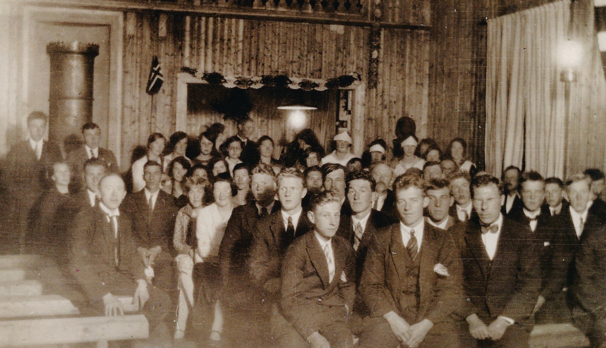 Festlig innvielse av Fillan ungdomshus, 1928