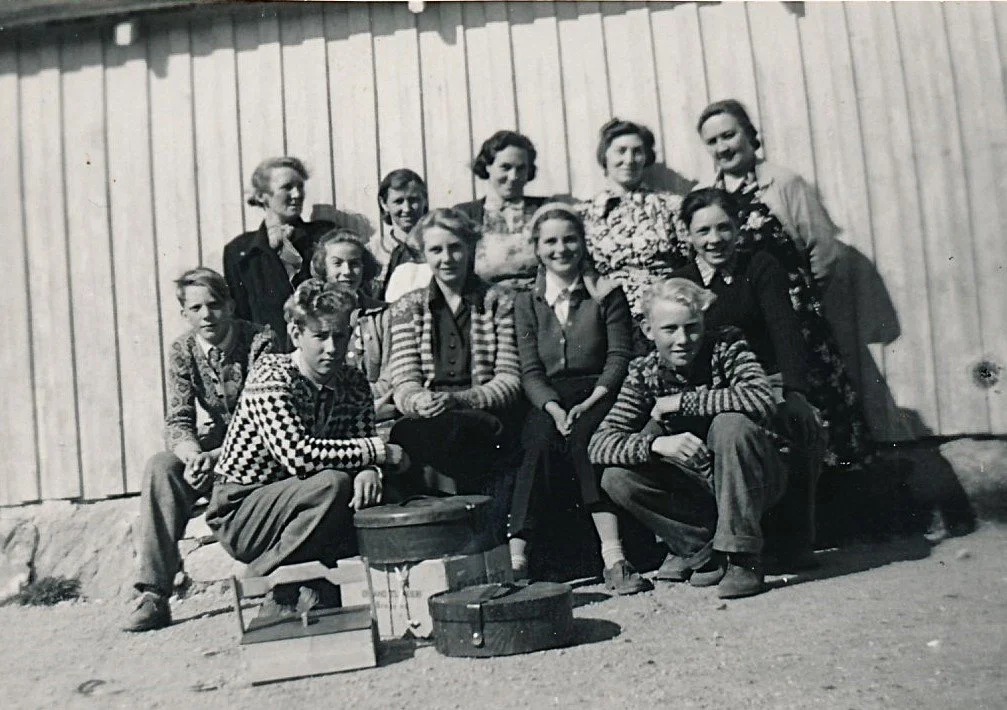 Gammelskolen i Fillan, ca 1955.