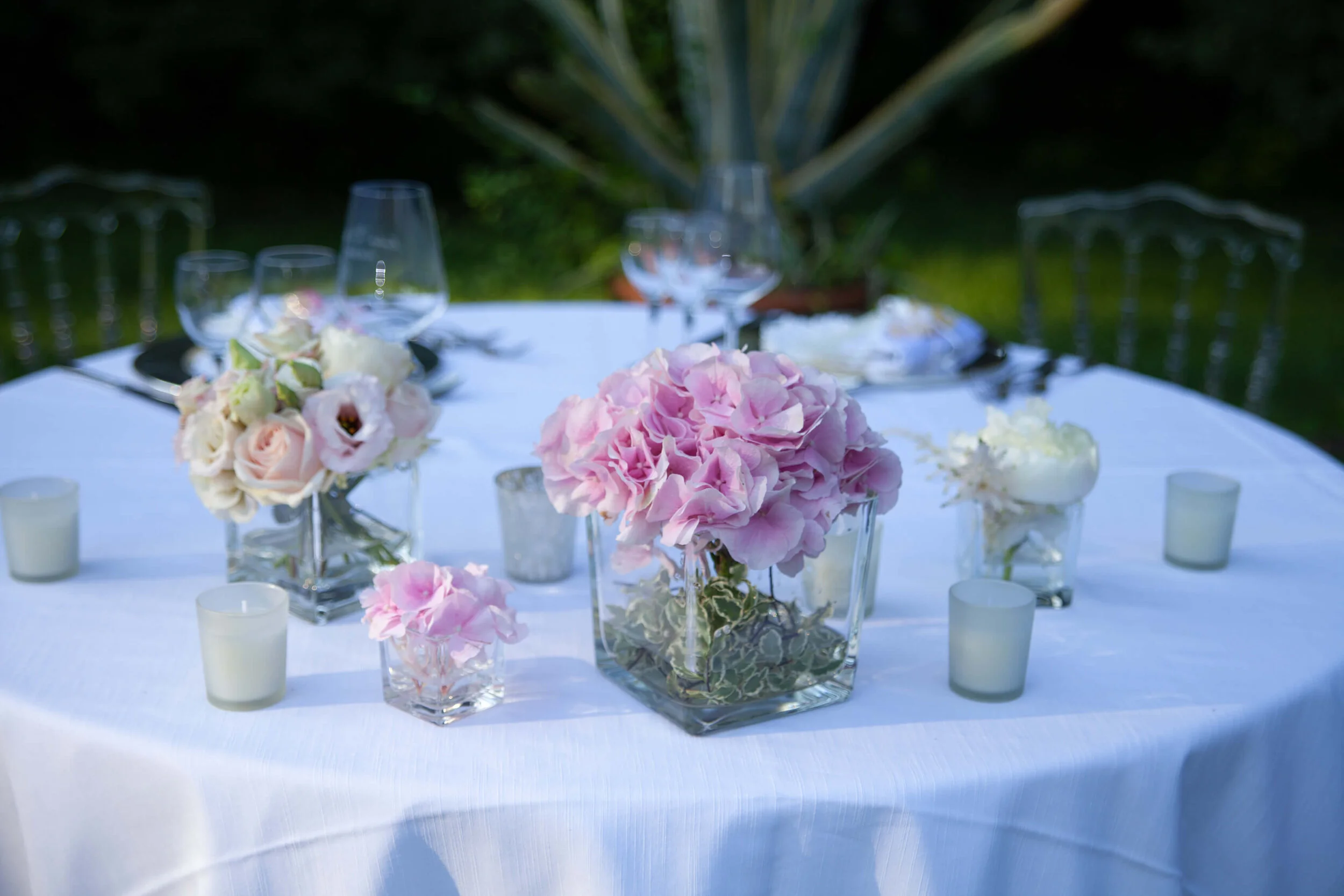 Allestimento per tavoli matrimonio