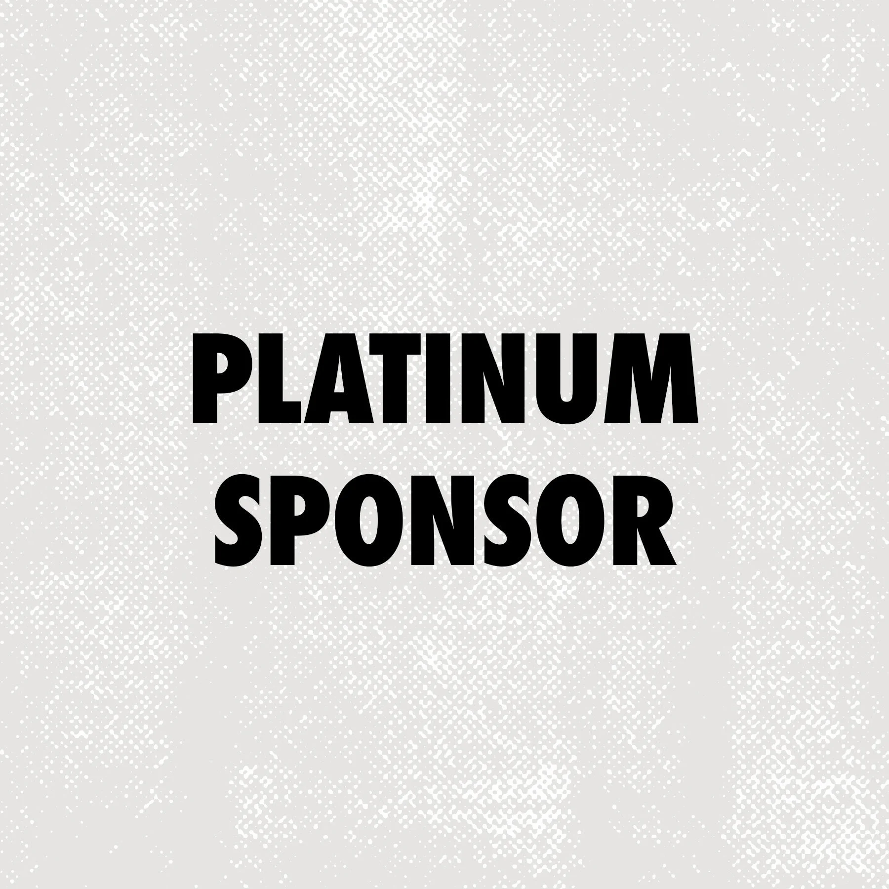 Platinum Sponsor