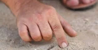      

 
   Yesterday I was in the prayer room. I knelt by the tray of flour, and used my finger to trace out letters...words...confessing sin. Writing it...naming it...etching it like that....in some way makes it more real. And then, claiming the fo