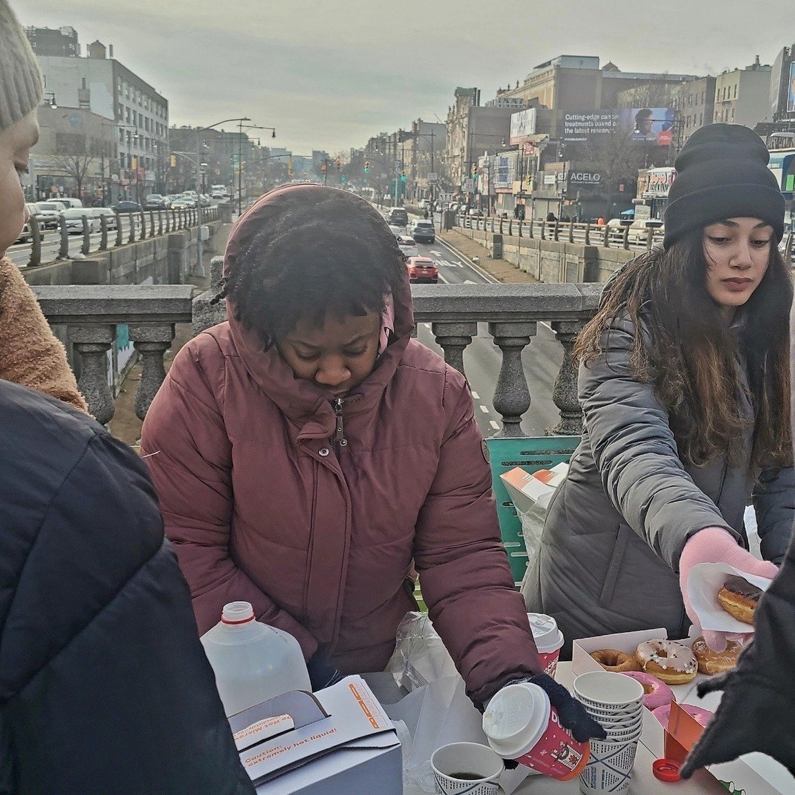 This past Saturday, Fordham Community Church served our community by giving out coats at our church and by the Grand Concourse, along with some donuts and coffee, to those who are in need. This is one of the many ways that we serve our community. We 