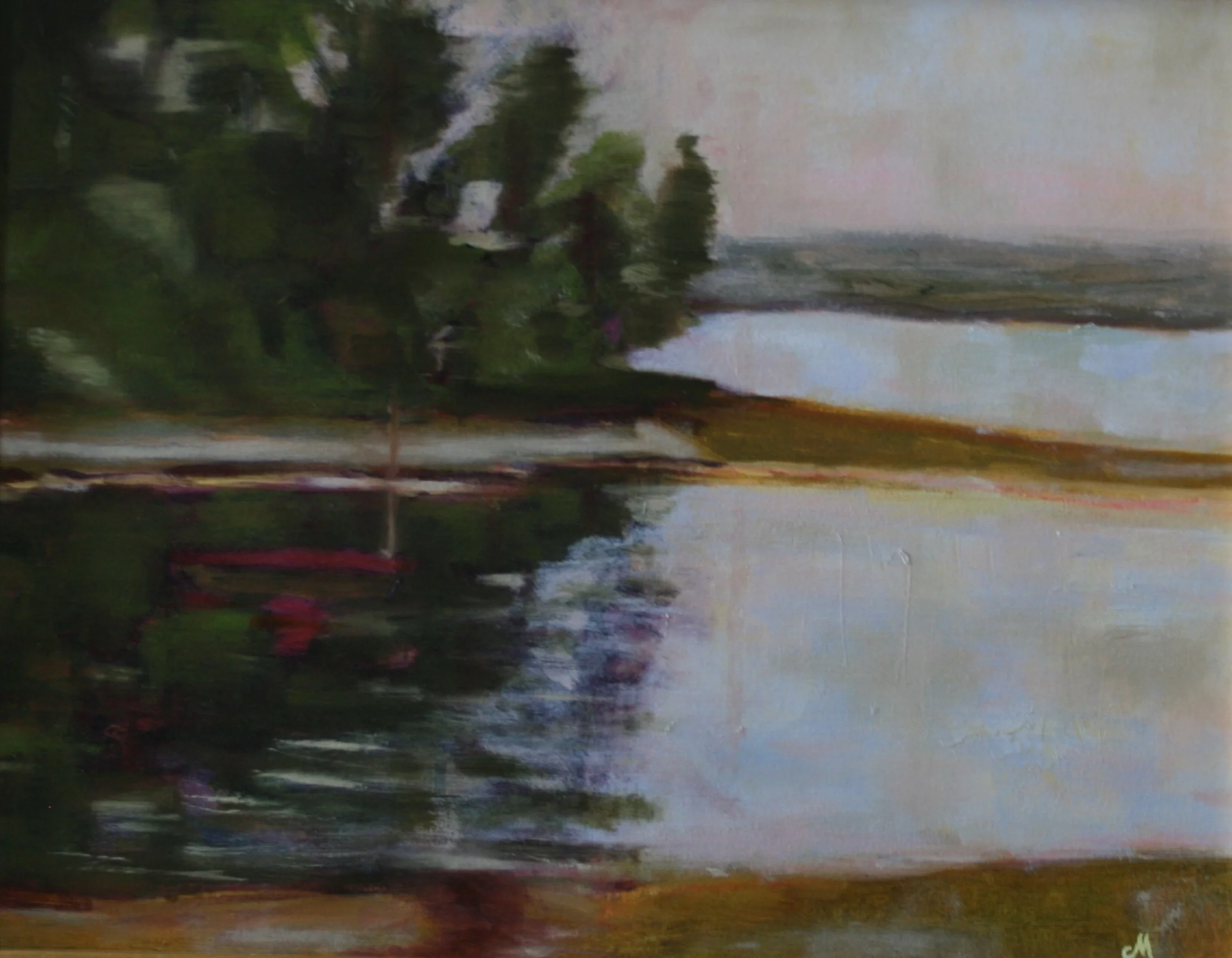   RED MAST  Oil on Canvas 16 x 20 SOLD 