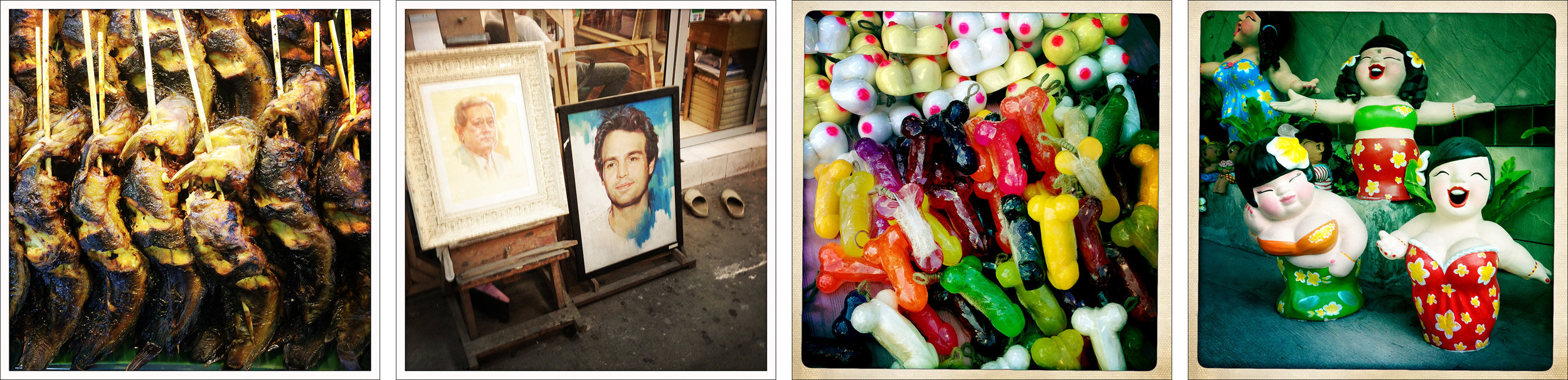 Offerings at the Chatuchak Market in Bangkok.
