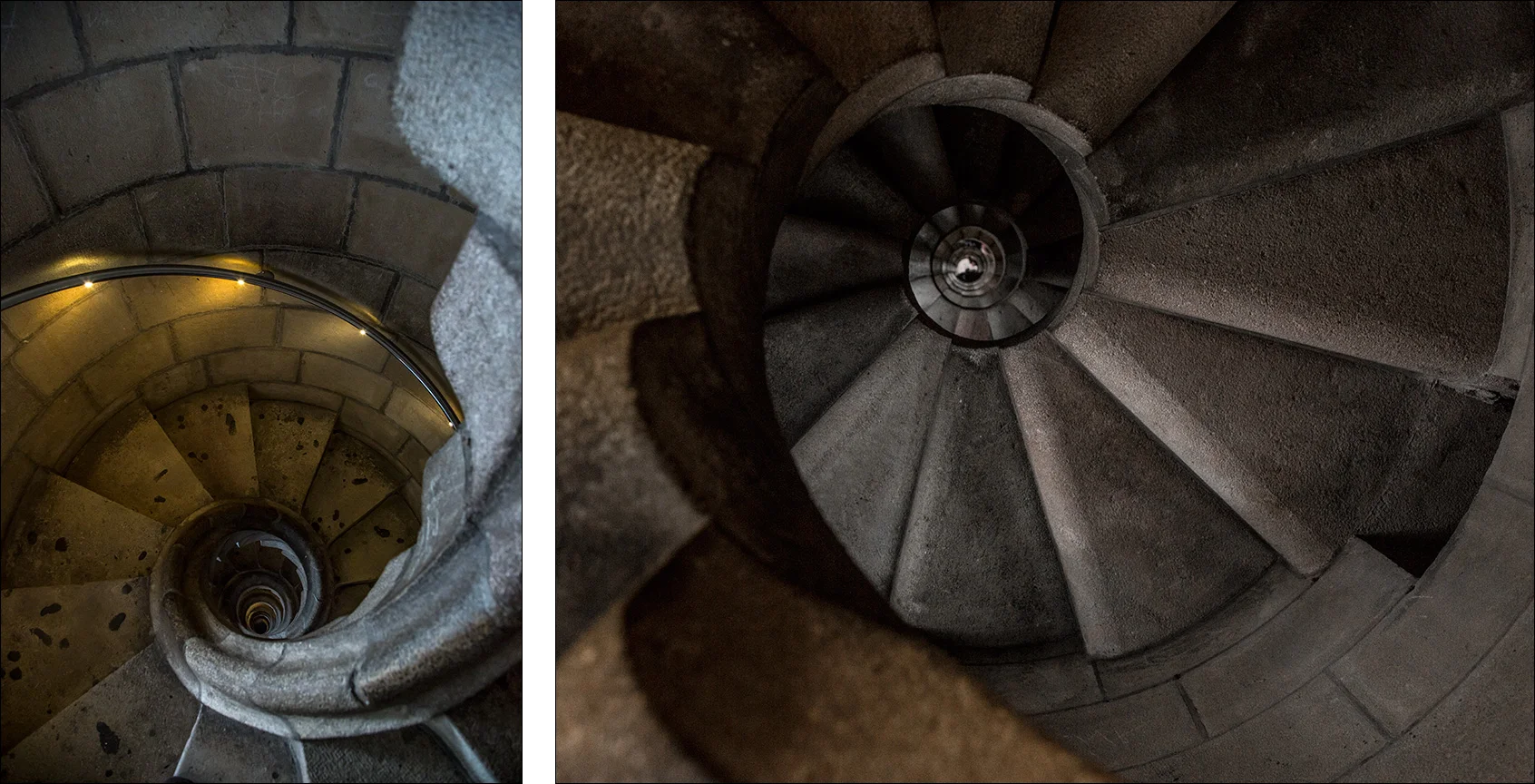 Spiral Staircase, Sagrada Familia, Barcelona.