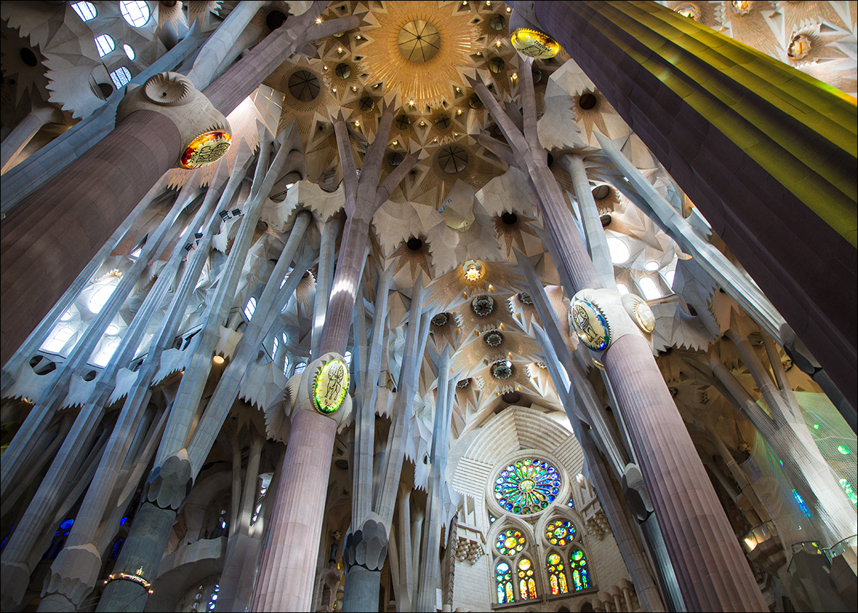 Ceiling, Sagrada Familia, Barcelona.