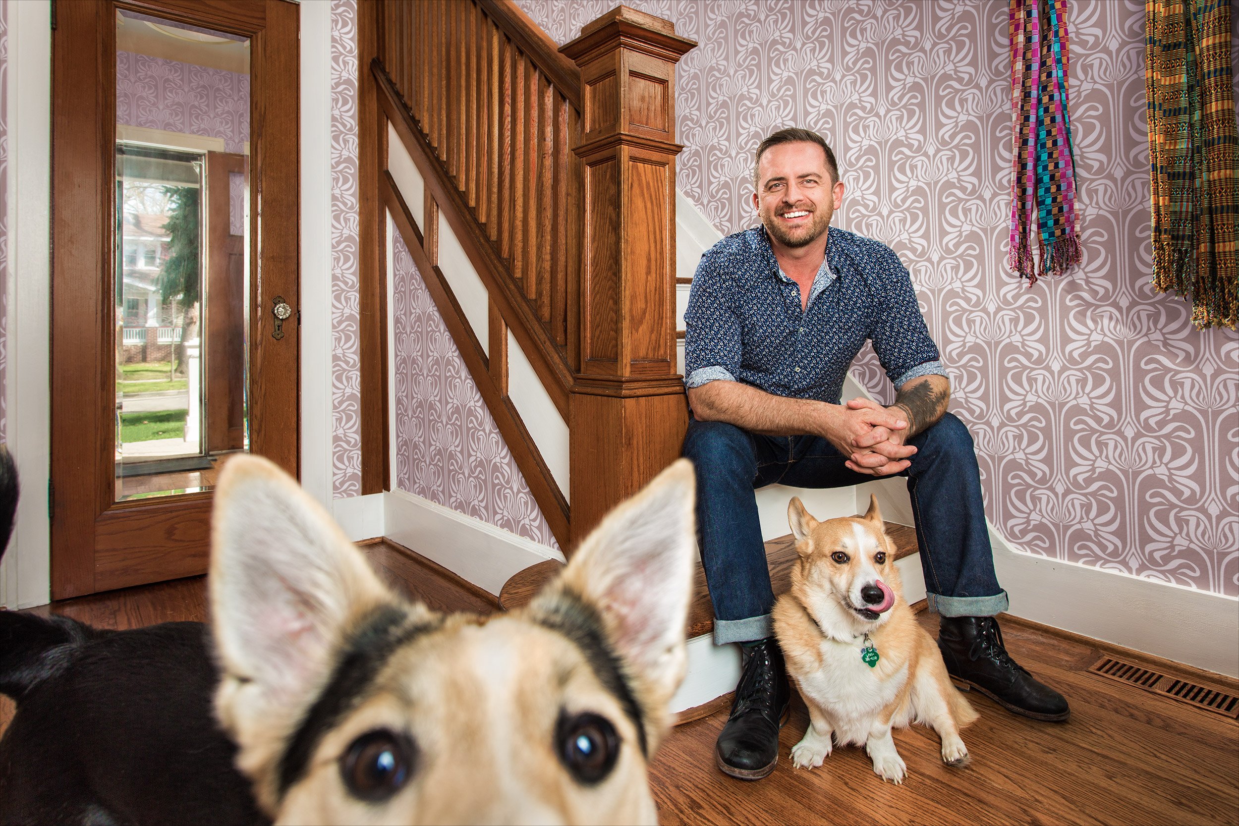 Andi Kubacki, co-founder of Detroit Wallpaper