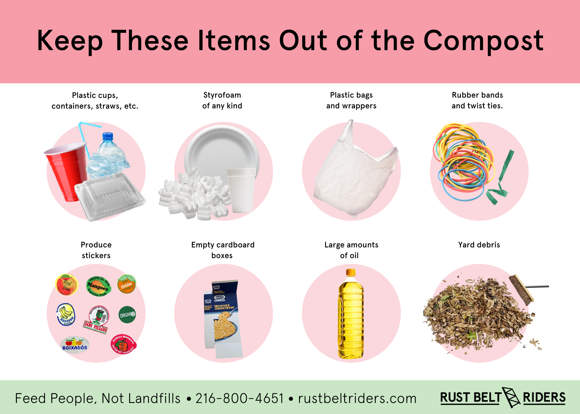 What Can I Compost? — Rust Belt Riders: Feed People, Not Landfills