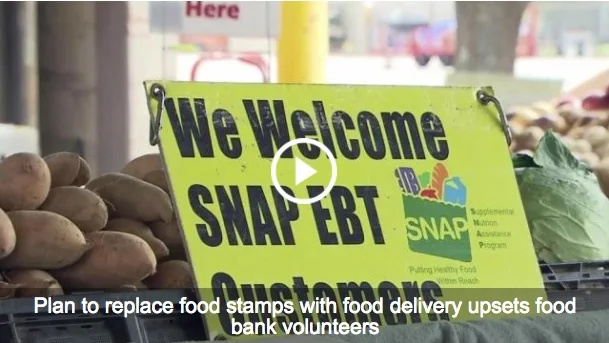 'This is a bad idea:' Food banks criticize plan to replace food stamps with delivery system