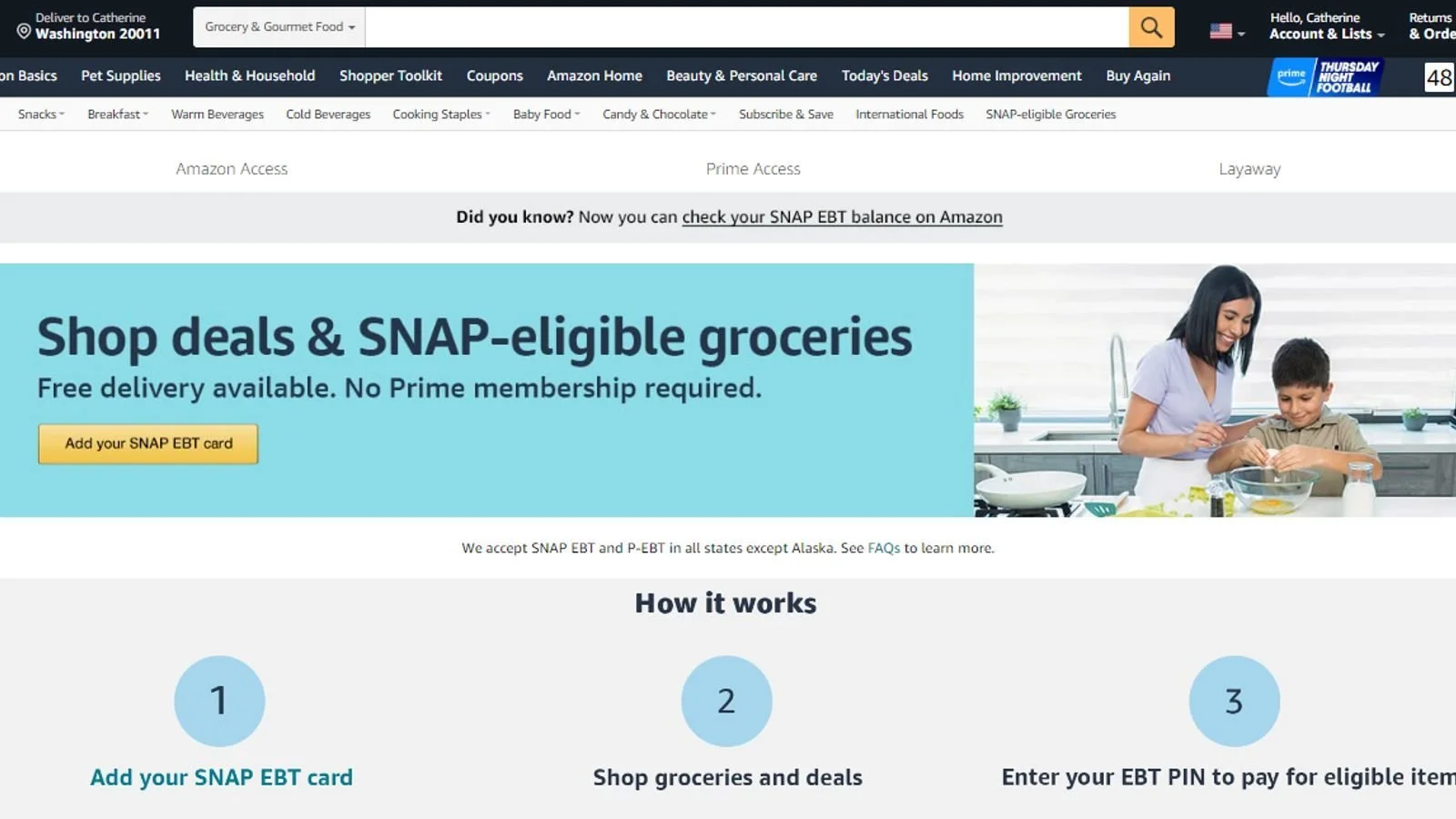 SNAP online ordering is now available nationwide