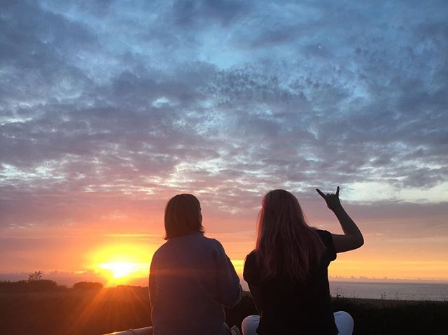 Sisters sunset watching