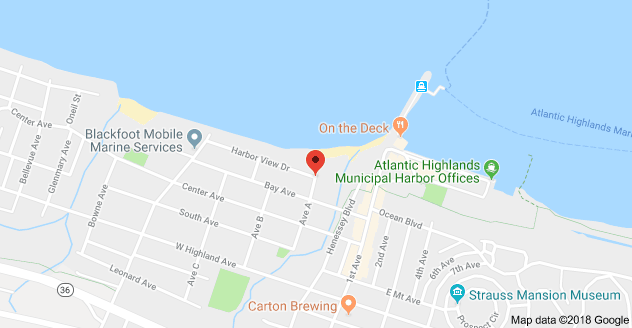 on beach near 5 Avenue A, Atlantic Highlands, NJ 07716