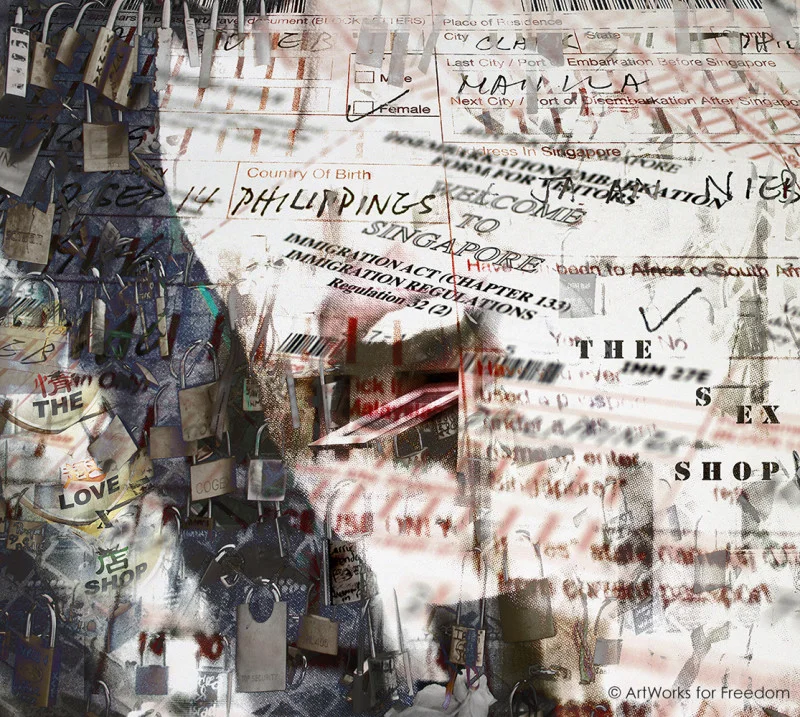 Photo by Kay Chernush, Artworks for Freedom.