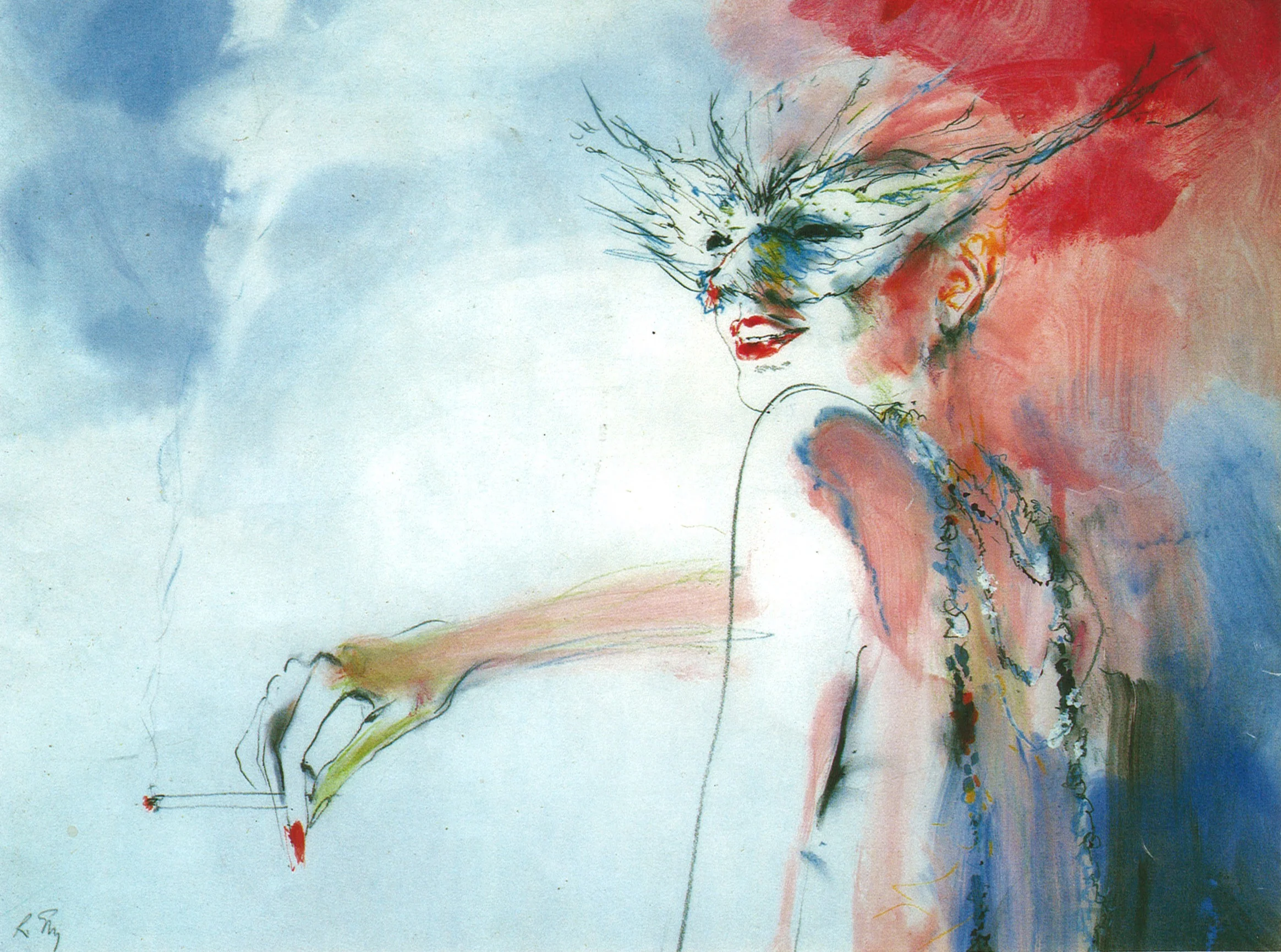  Illustration of Matuschka by Richard Ely, 1979 