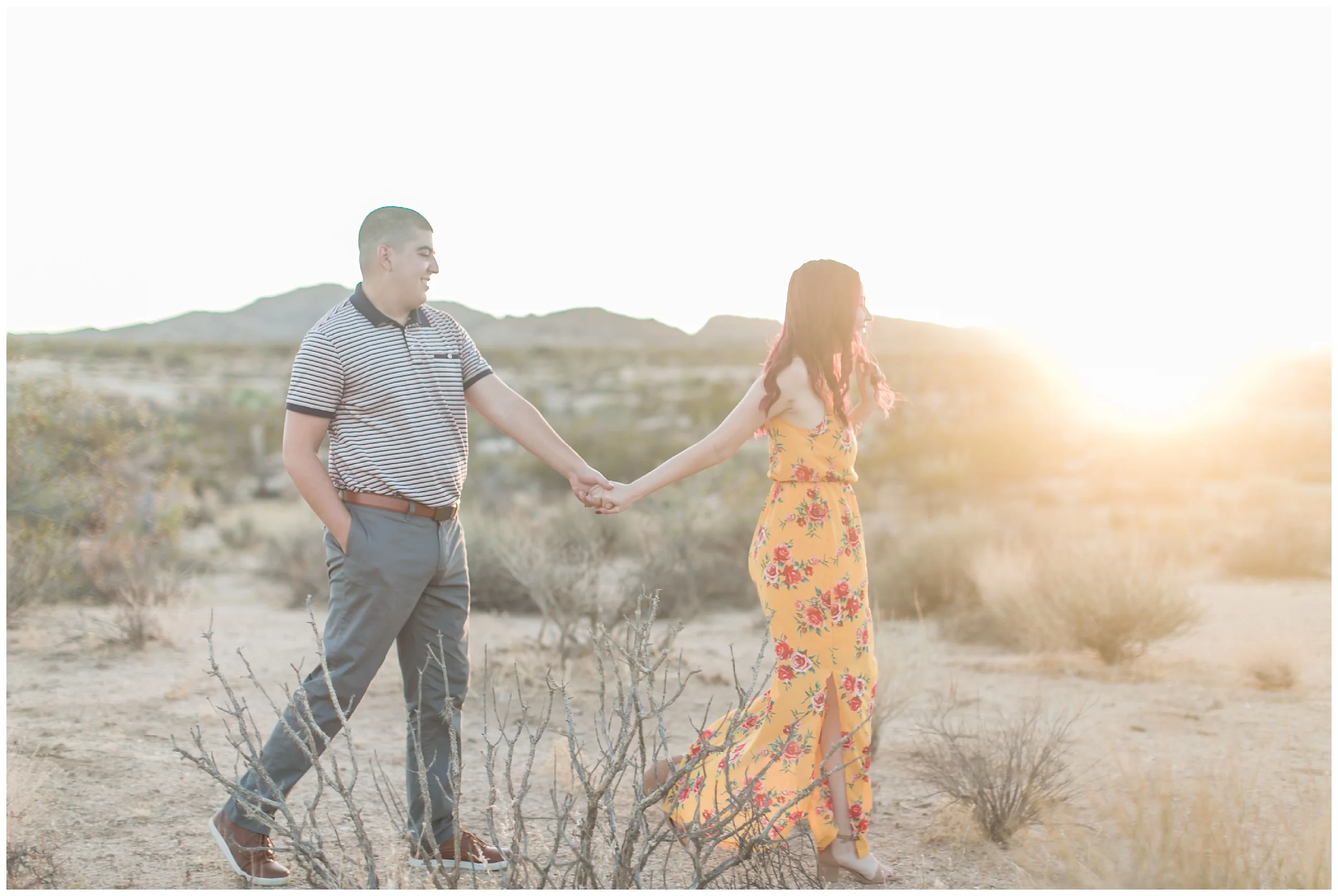 Joshua Tree Engagement Photos | Joshua Tree engagement session carrie vines
