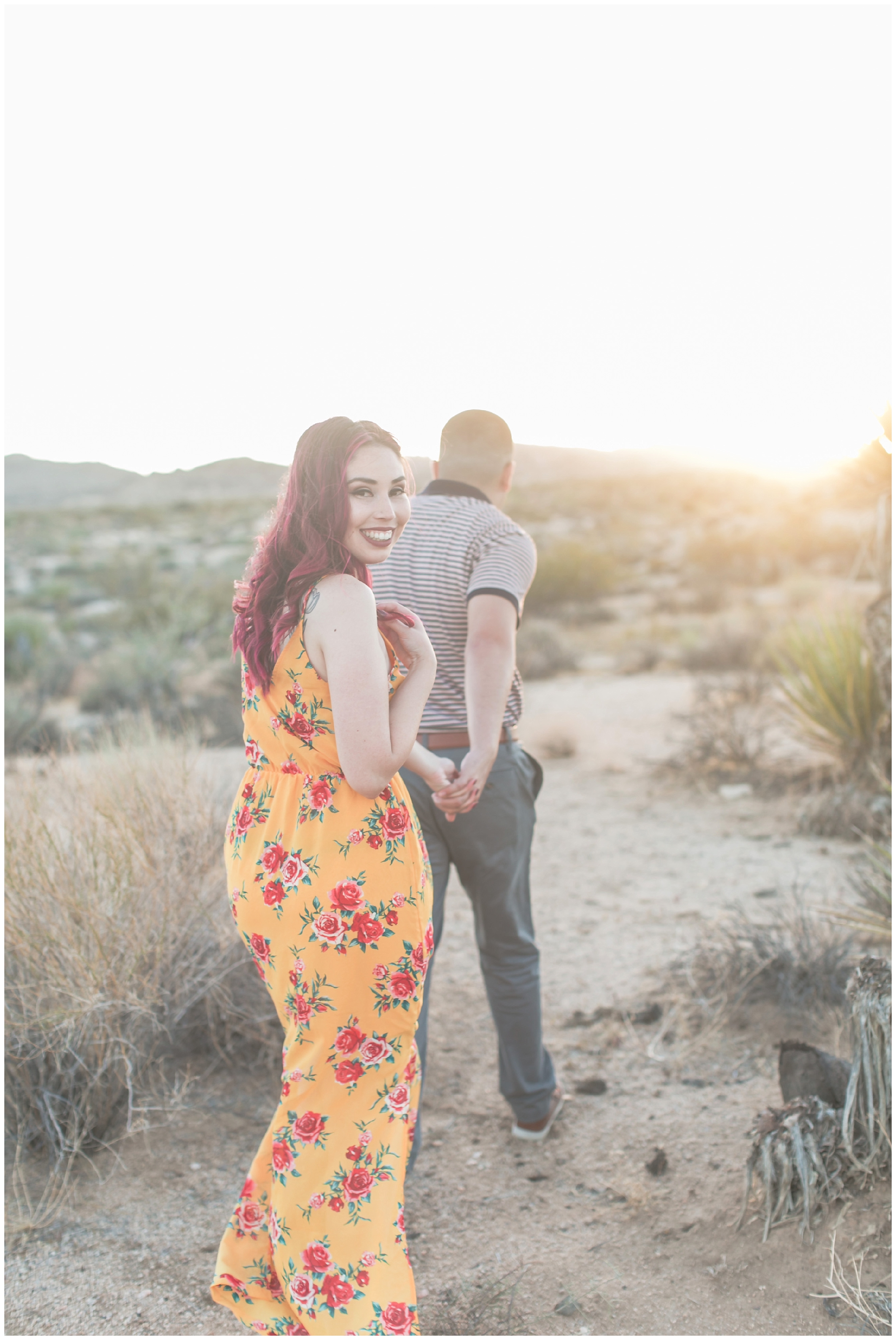 Joshua Tree Engagement Session Palm Springs Wedding Photographer Carrie Vines