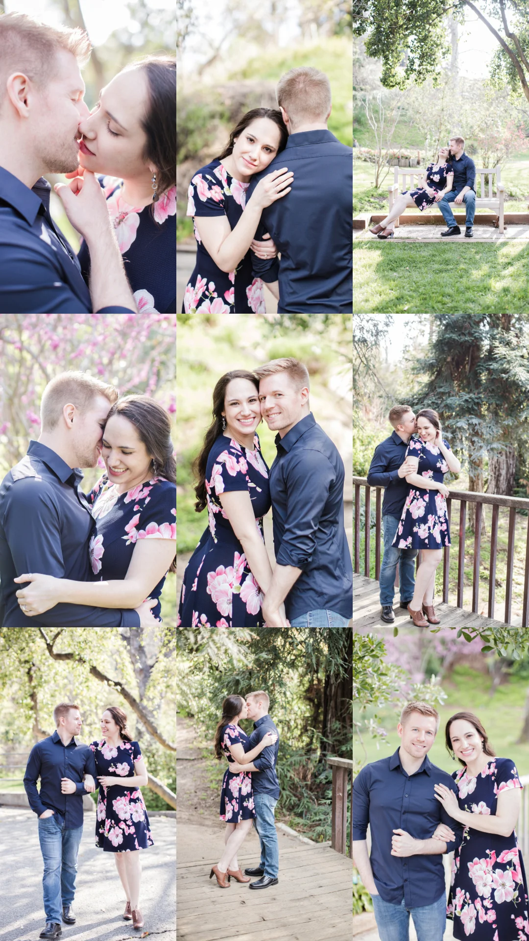 ucr botanic garden engagement session carrie vines photography