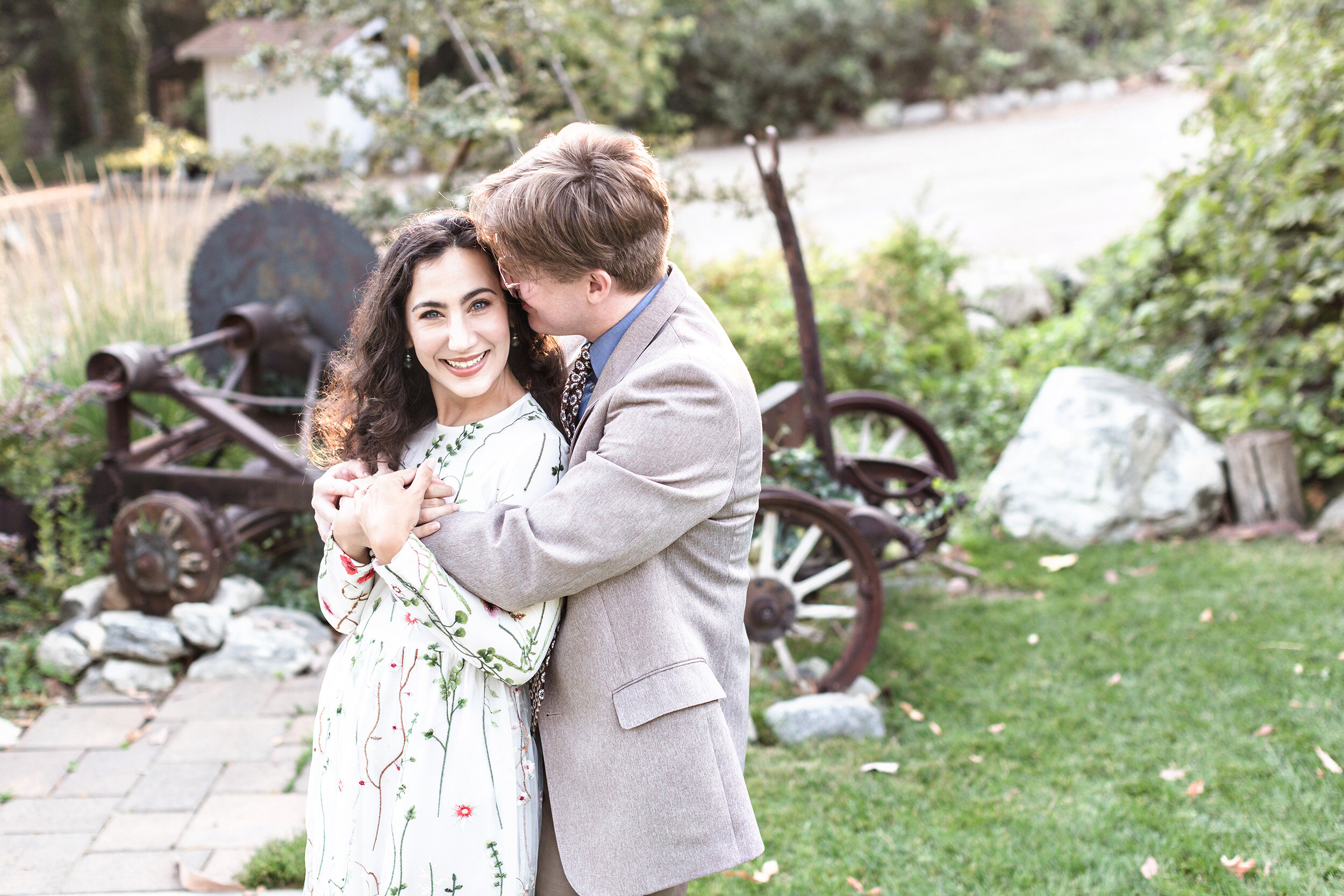 Summer Mountain Engagement Session in Oak Glen Carrie Vines