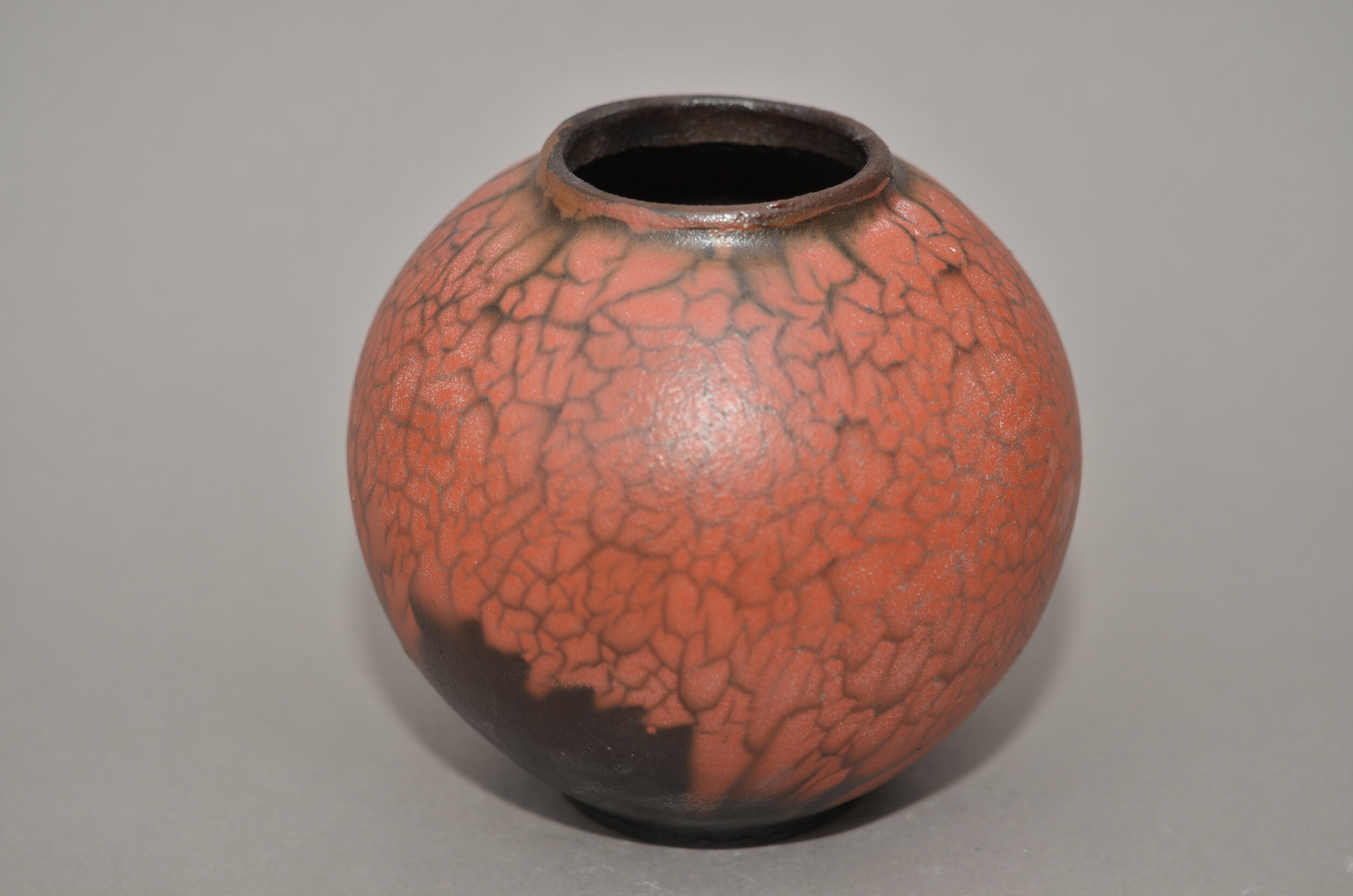 Naked Red Iron Oxide vase