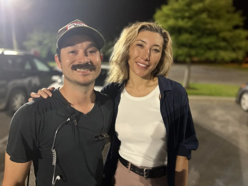 Wrapping Dichen Lachman on Joe Baby