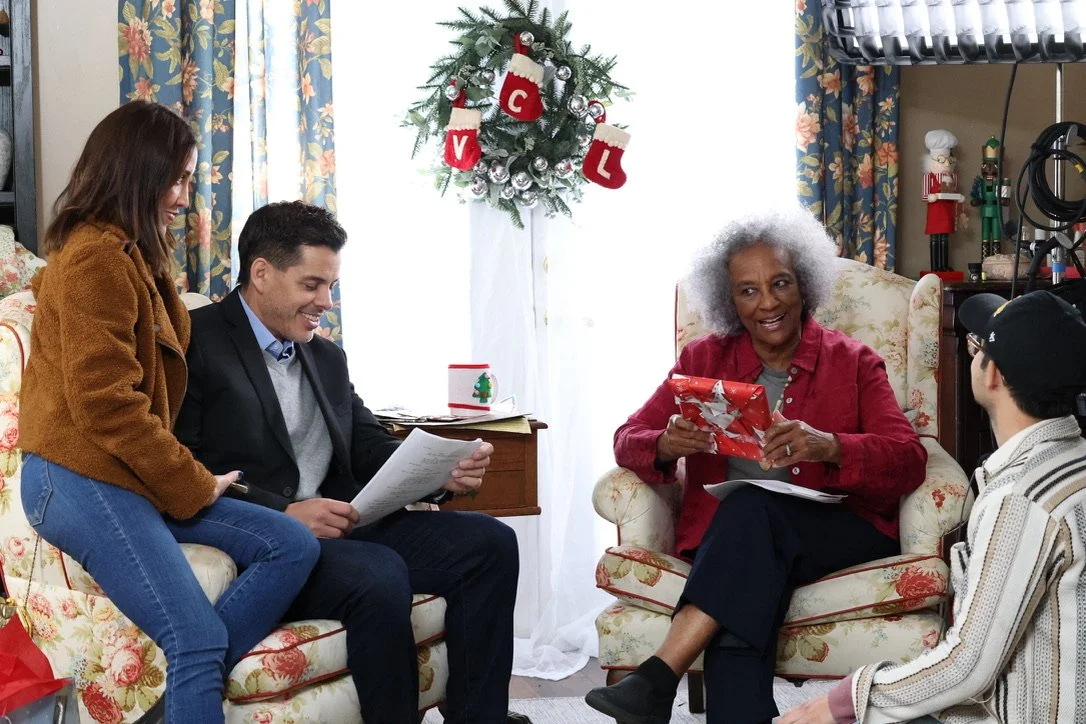 Discussing a scene from A Christmas Gamble