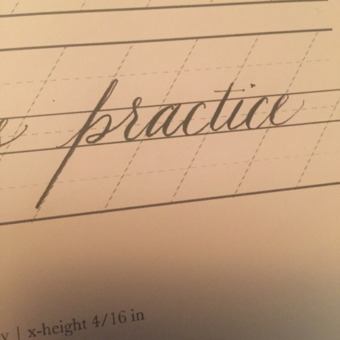 First attempt at copperplate