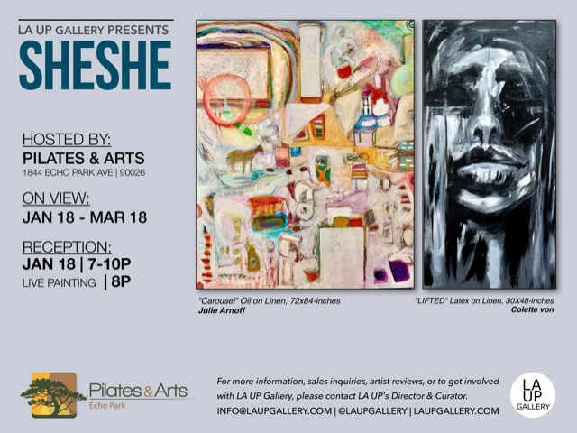 WINTER ART OPENING - An empowering 2 WOMAN SHOW. Julie Arnoff and Colette Von