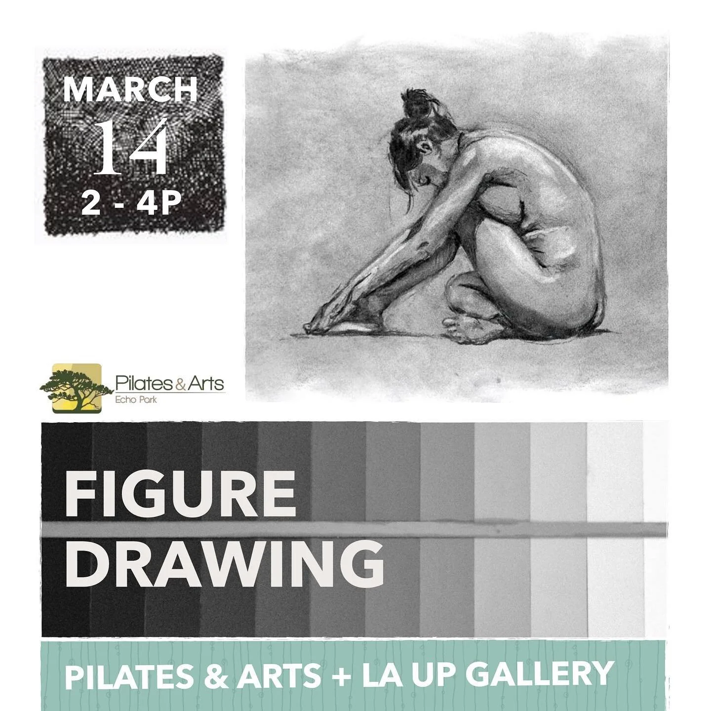 Figure Drawing Presented by Pilates & Arts and LA Up Gallery