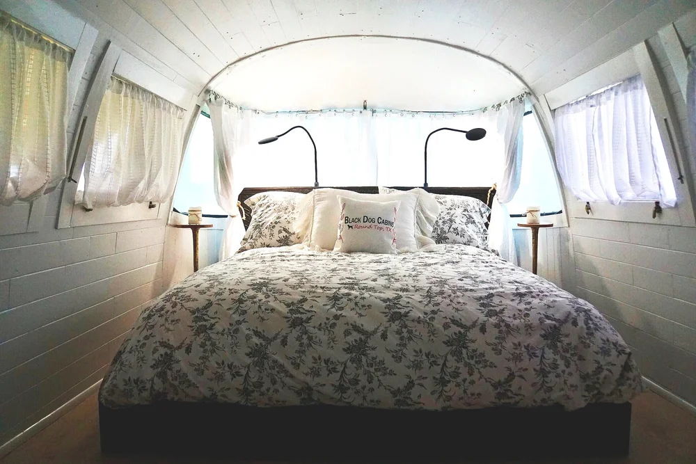Zoe Airstream queen bed