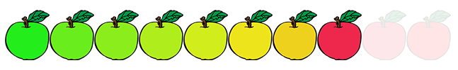 8 out of 10 apples