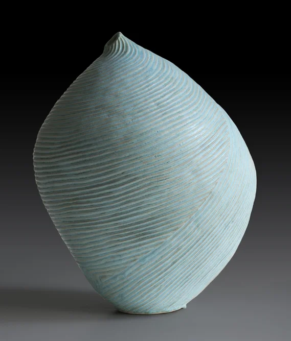 Spiral Vessel - 2017 | Stoneware, glaze | 17.5" x 14" x 15" | TW35
